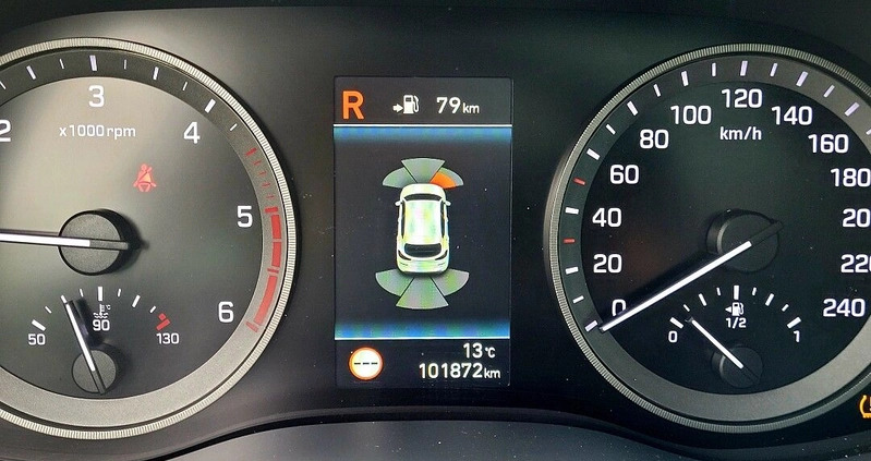 Hyundai Tucson cena 96900 przebieg: 101870, rok produkcji 2019 z Krajenka małe 121